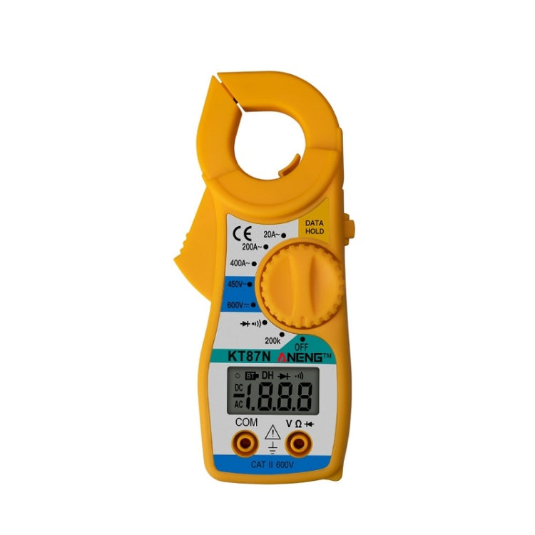 ANENG KT-87N Multimetro per la misurazione della tensione e della corrente a pinza, Yellow, Red, Blue, Gray ANENG KT-87N Multimetro per la misurazione della tensione e della corrente a pinza, Yellow, Red, Blue, Gray